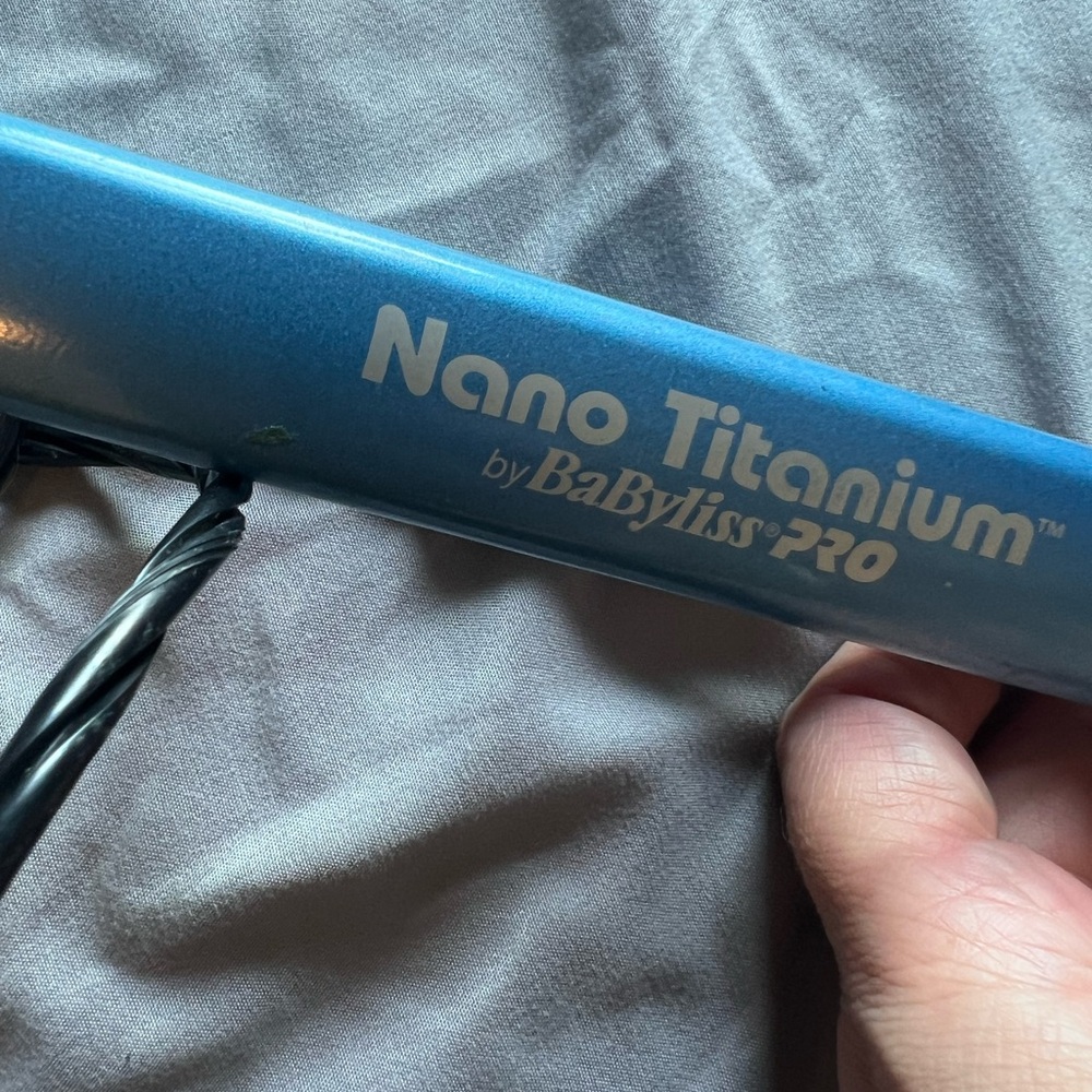 BaBylissPRO Nano Titanium Blue Hair Straightener